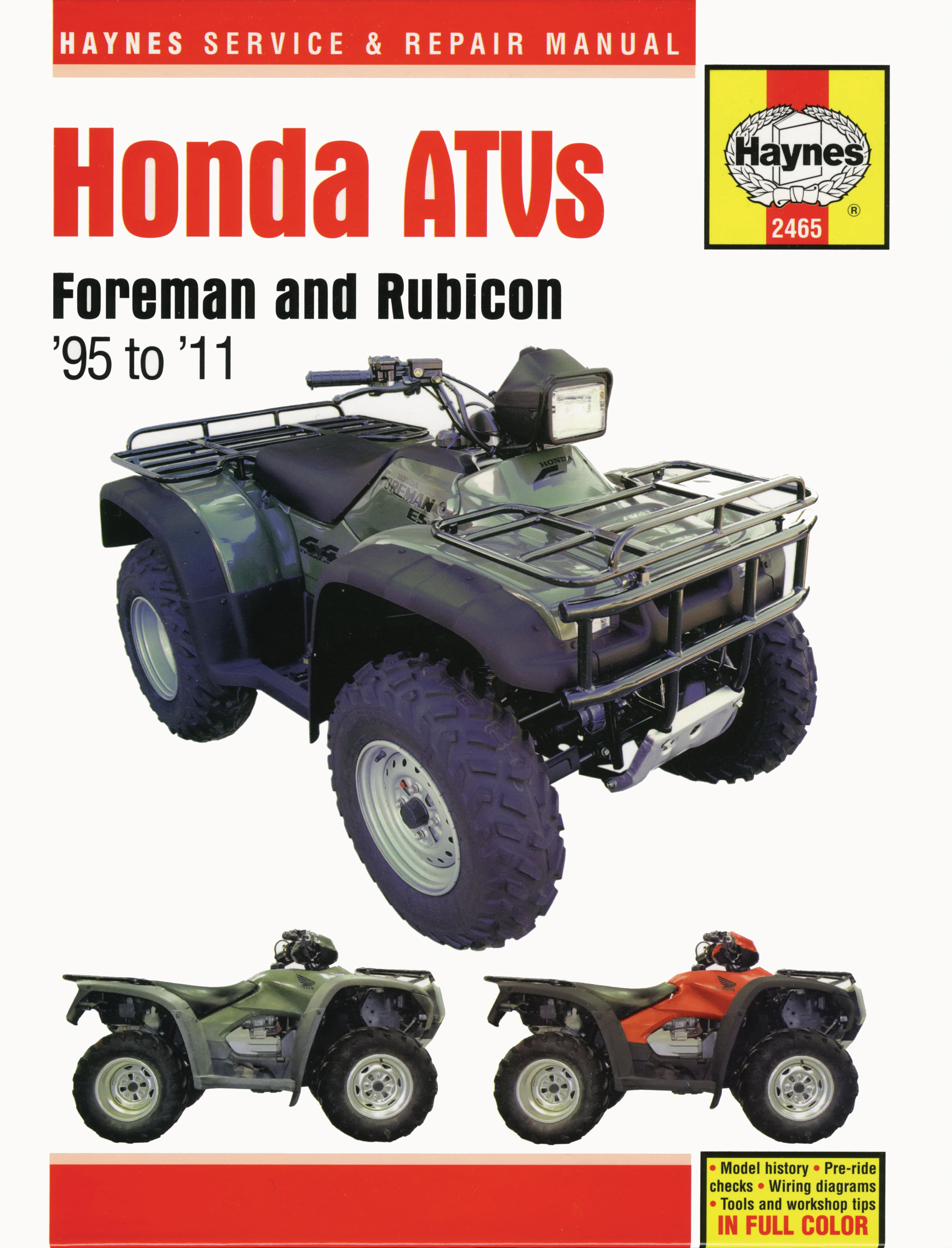 HONDA ATV FOREMAN RUBICON (19952011) instrukcja